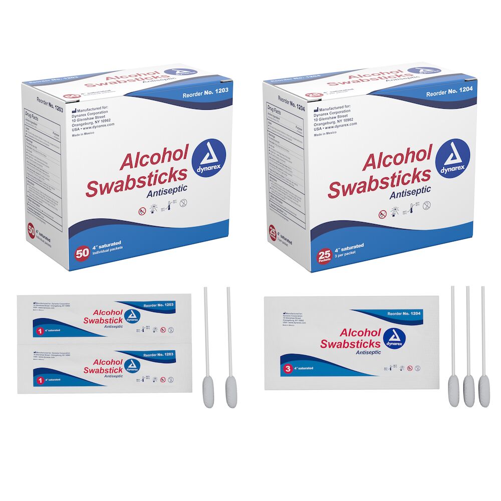 alcohol swabsticks