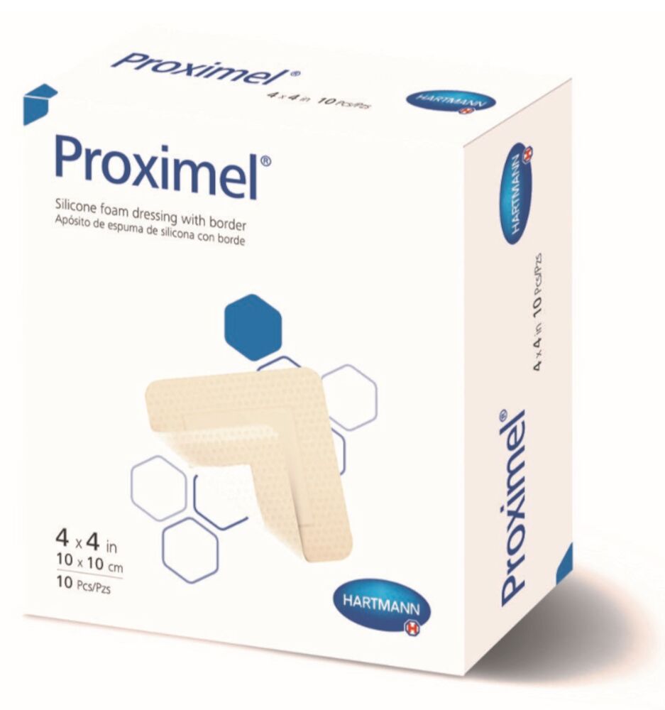 Proximel® Silicone Foam Dressings Small Sacrum, 7 x 6.8 / 17.8cm